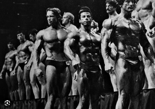 Photo from the 1980 Mr Olympia from Frank Zane's blog